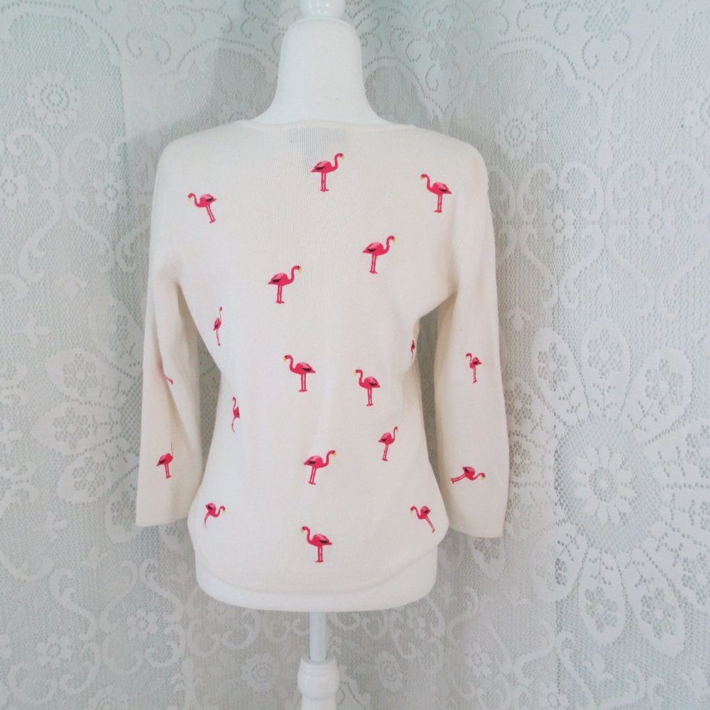 Flamingo Design Sweater - Picture 4 of 8